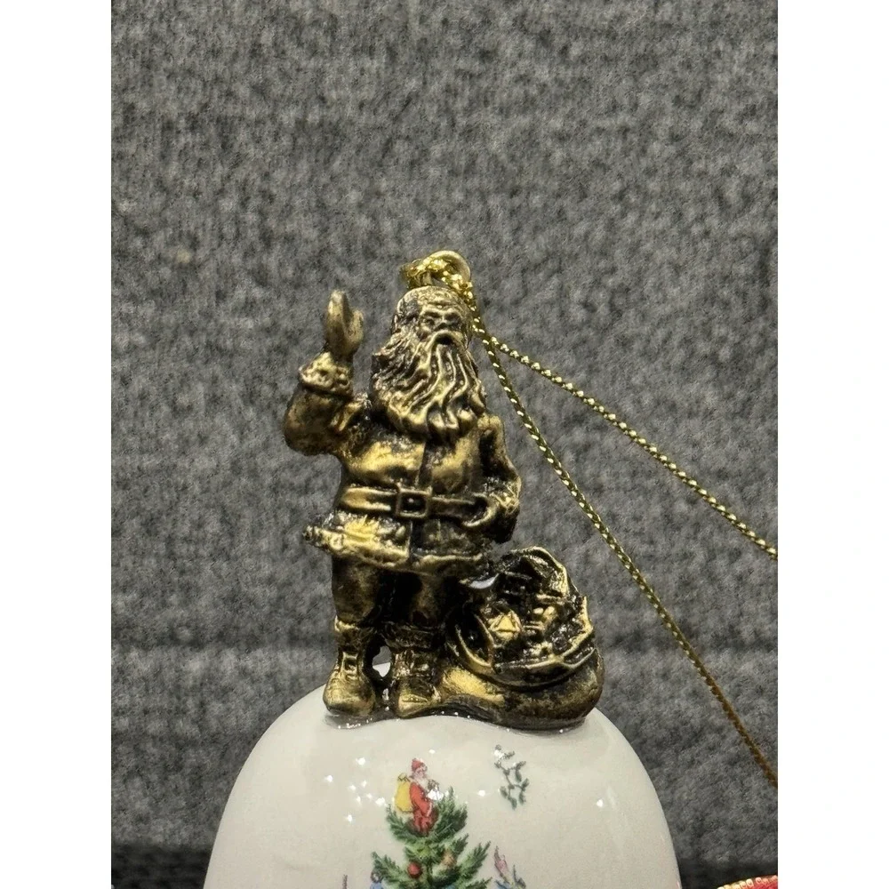 Spode Annual Bell Ornament American Santa‎ - Boxed 11701907 2017